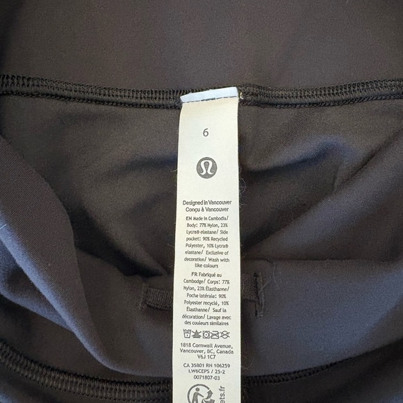 Lululemon Wunder Train Leggings w/Pockets Size 6 like New - Picture 14 of 15